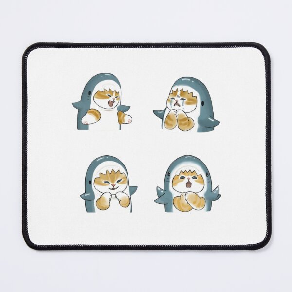 Item preview, Mofusand Shark Cat Sticker Pack designed and sold by alyssaferreiraa.