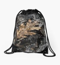 Icy Leaf Drawstring Bag