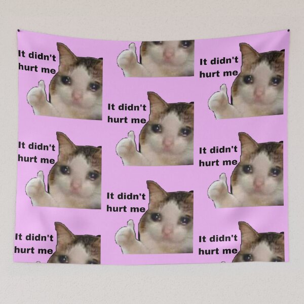 Item preview, Crying cat meme, cat, meme designed and sold by Martinez-TS.