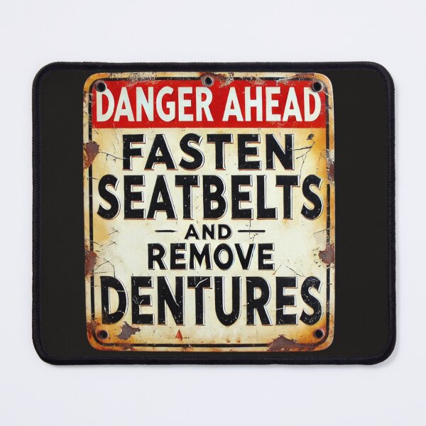 Item preview, "Danger Ahead: Vintage Road Humor" designed and sold by Wiredart.