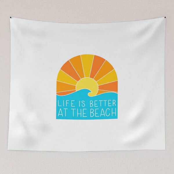 Item preview, Life is Better at the Beach designed and sold by honeybutterfly.