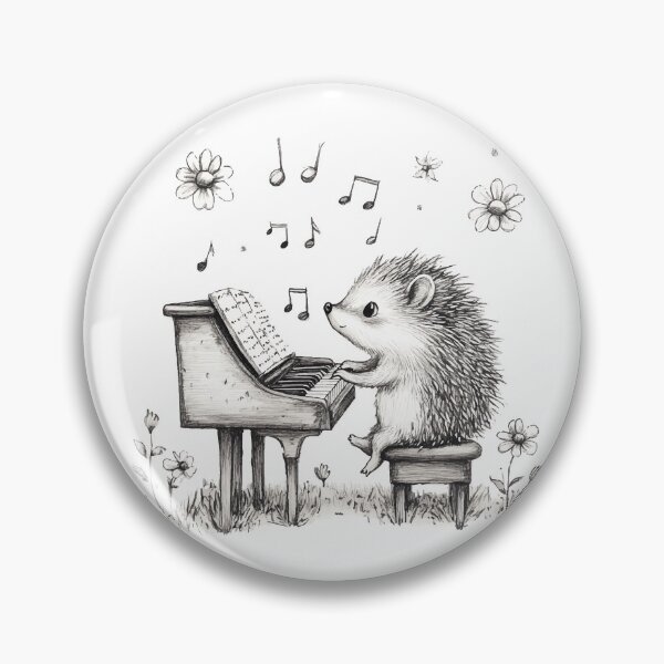 Item preview, Melodic Hedgehog Tunes designed and sold by JollyCritters.
