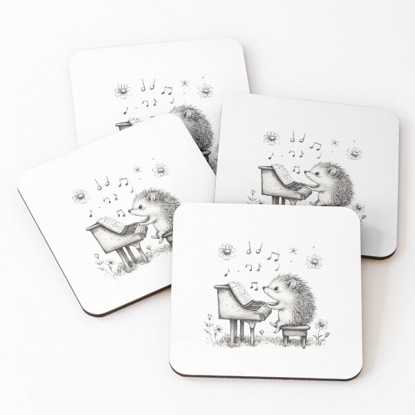 Item preview, Melodic Hedgehog Tunes designed and sold by JollyCritters.