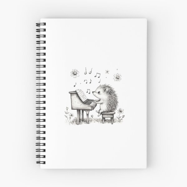 Item preview, Melodic Hedgehog Tunes designed and sold by JollyCritters.