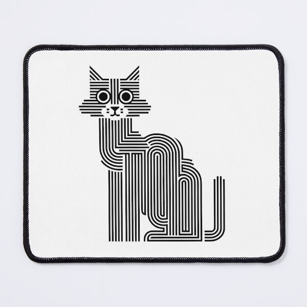 Item preview, Geometric cat shirt designed and sold by CanvaSnap ⭐⭐⭐⭐⭐.