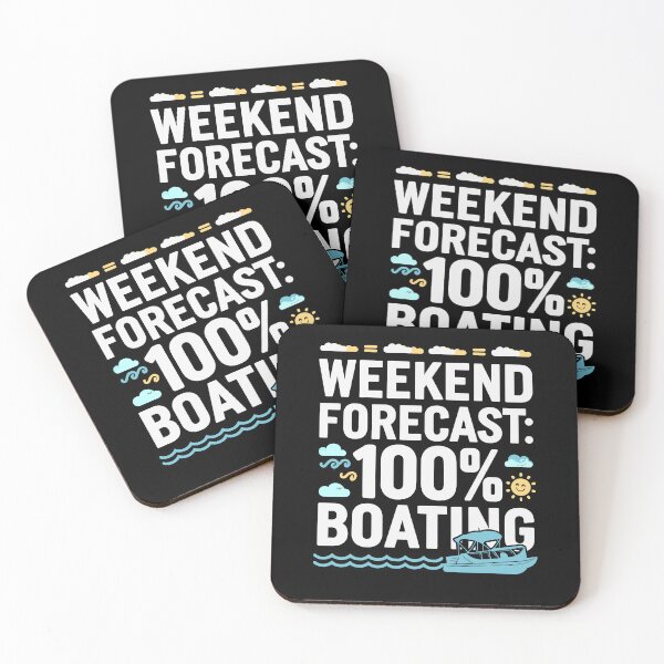 Item preview, Weekend Forecast: 100% Boating – Funny Nautical designed and sold by tmerchtrends.
