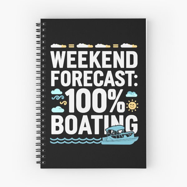Item preview, Weekend Forecast: 100% Boating – Funny Nautical designed and sold by tmerchtrends.