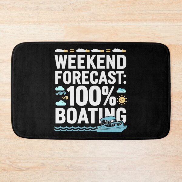 Item preview, Weekend Forecast: 100% Boating – Funny Nautical designed and sold by tmerchtrends.