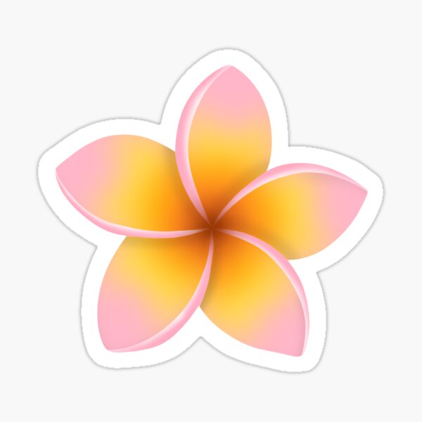 Aperçu de l'œuvre Fleur de Plumeria rose pastel créée et vendue par honeybutterfly.