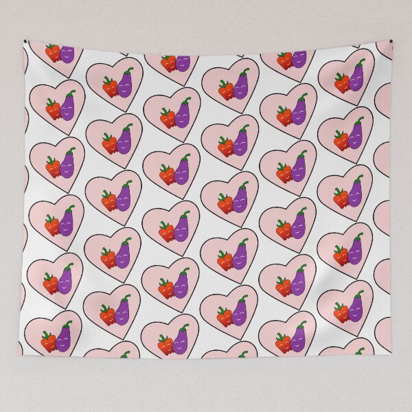 Item preview, Taste Buddies: Eggplant and Bell Pepper designed and sold by HarveyHandcraftsandDesigns.