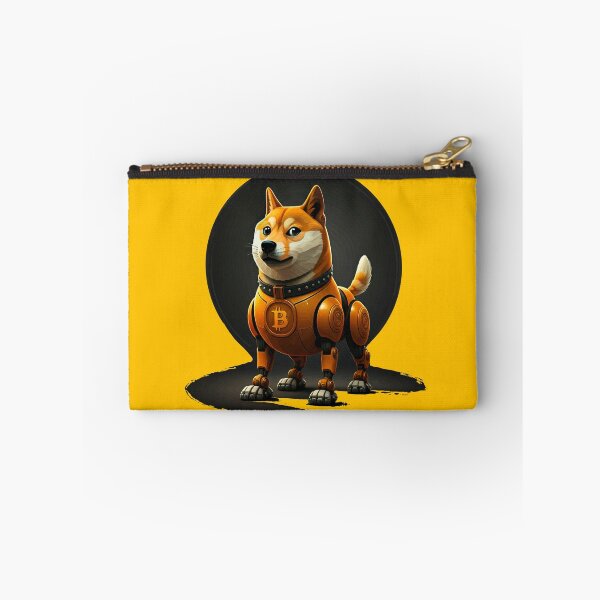 Item preview, Robotic Shiba Inu with Bitcoin Theme designed and sold by Thaivi Design.