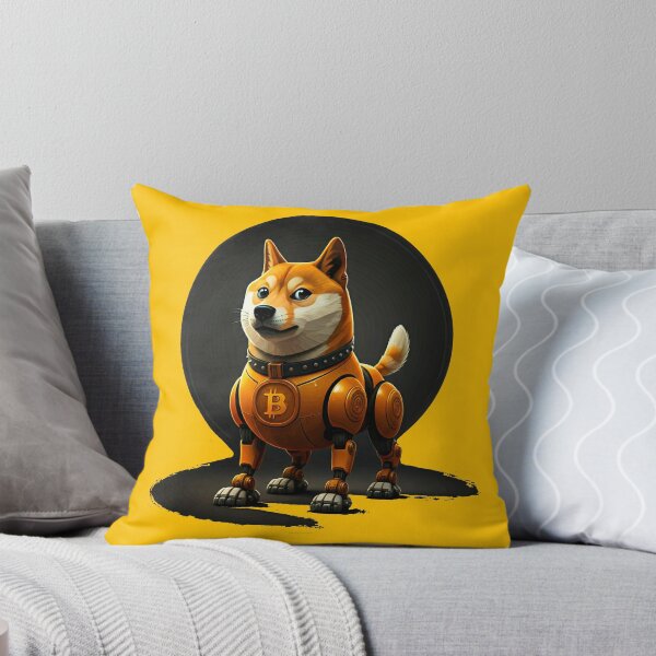 Item preview, Robotic Shiba Inu with Bitcoin Theme designed and sold by Thaivi Design.
