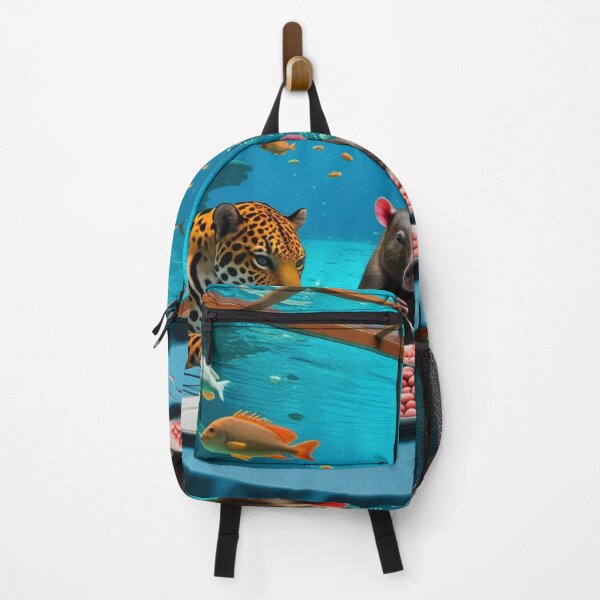 Item preview, Amazon Animals Dining In Underwater Restaurant Scene designed and sold by Dream Output .