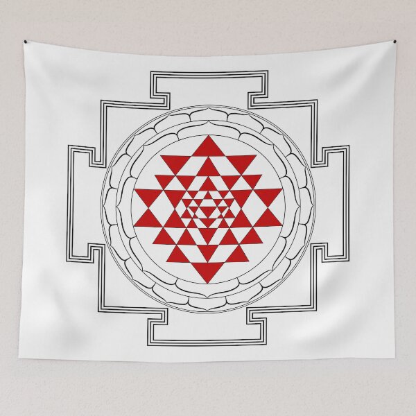 Item preview, Sri Yantra Mandala (black & red) designed and sold by ANGELSONLY.