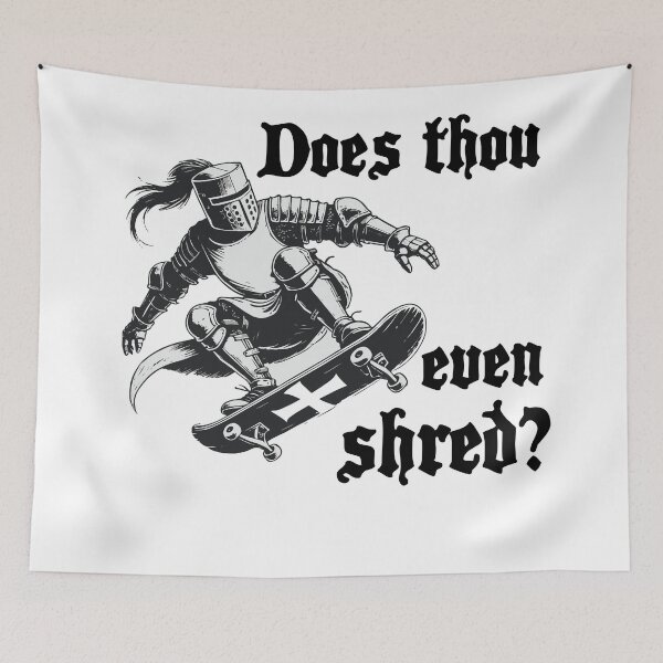 Item preview, Does thou even  shred? designed and sold by Goth-It-Covered.