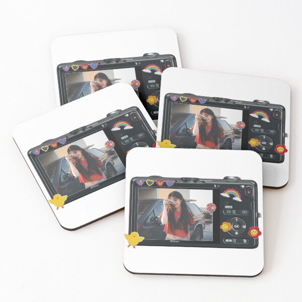 Item preview, minju cute rainbow and black digicam designed and sold by aeiia.
