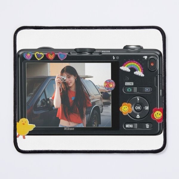 Item preview, minju cute rainbow and black digicam designed and sold by aeiia.