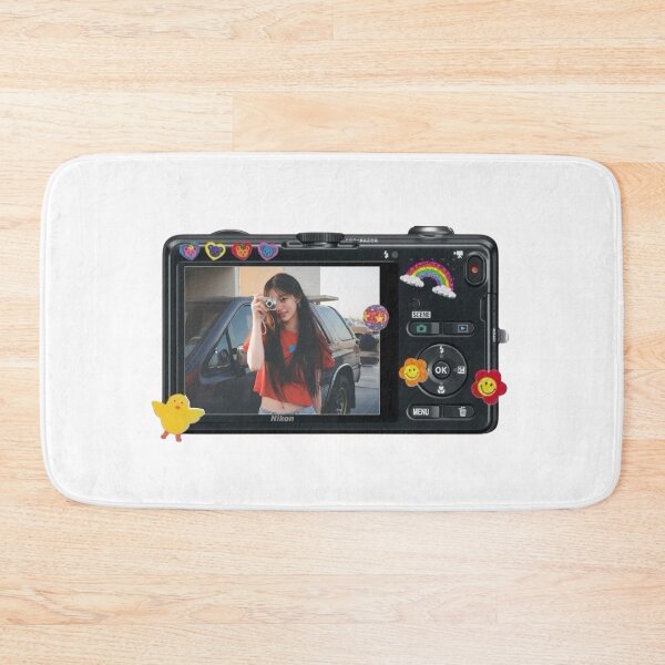 Item preview, minju cute rainbow and black digicam designed and sold by aeiia.