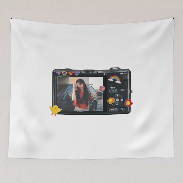 Item preview, minju cute rainbow and black digicam designed and sold by aeiia.