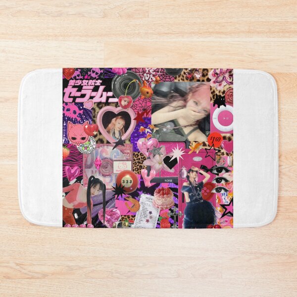Item preview, yena y2k edgy pink-core collage designed and sold by aeiia.