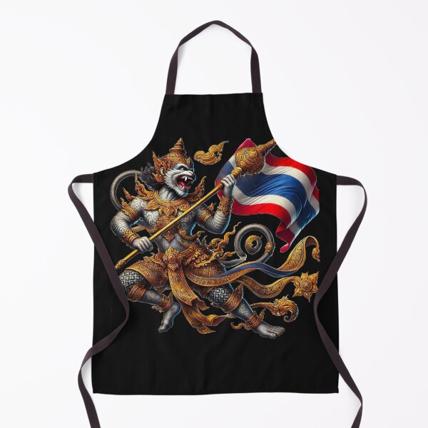 Artikelvorschau, Hanuman, der göttliche Affenkrieger entworfen und verkauft von Thaivi Design.