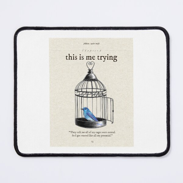 Item preview, Taylor Swift Folklore Book Cover - This is me trying designed and sold by minjisdesigns.