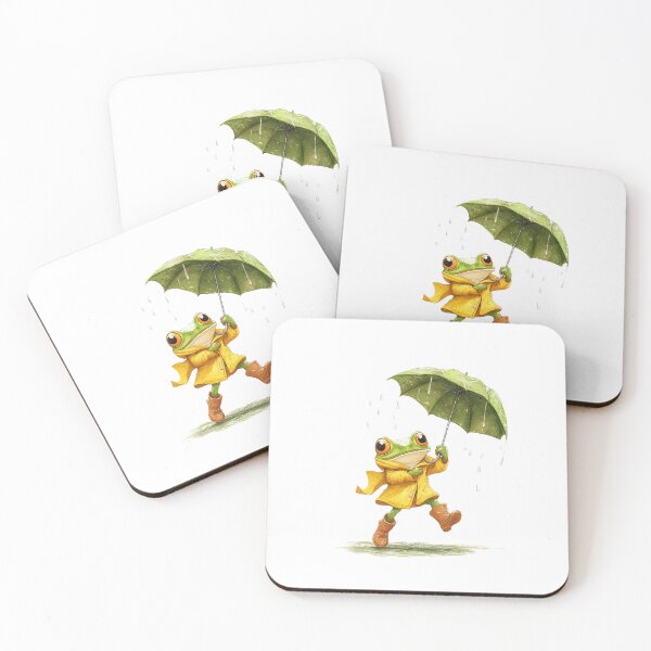 Item preview, Rainy Day Frog Bliss designed and sold by JollyCritters.