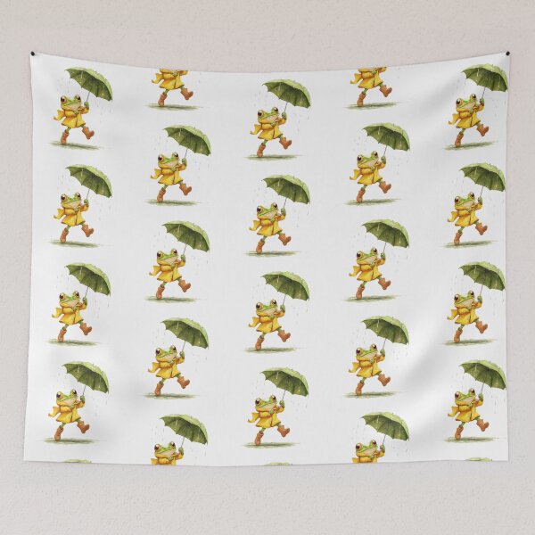 Item preview, Rainy Day Frog Bliss designed and sold by JollyCritters.