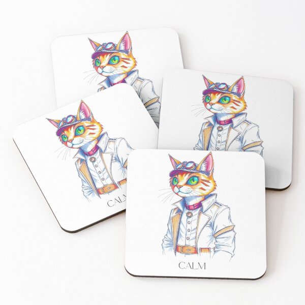 Item preview, CALM CAT designed and sold by BespokeBrushes.
