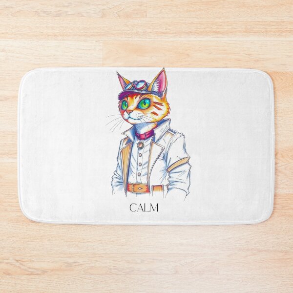 Item preview, CALM CAT designed and sold by BespokeBrushes.