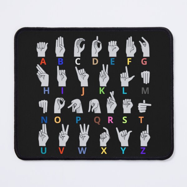 Item preview, SIGN THE ALPHABET T-SHIRT,ASL American Sign Language Alphabet Shirt,Deaf Community Gift designed and sold by NinaCreator.