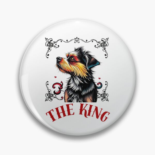 Item preview, THE KING PUPPY designed and sold by BespokeBrushes.