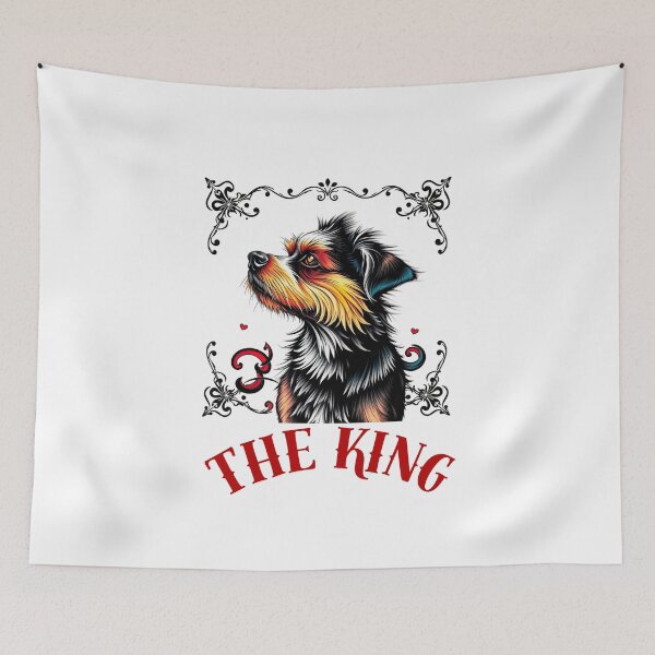 Item preview, THE KING PUPPY designed and sold by BespokeBrushes.