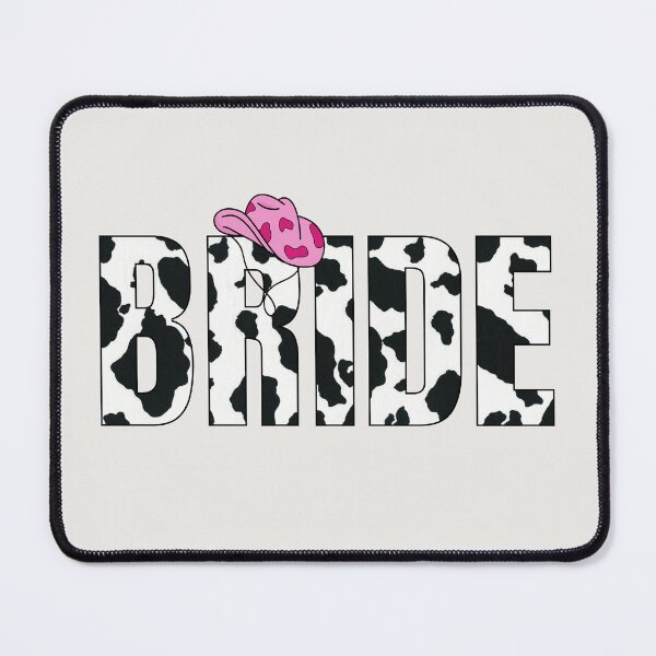 Item preview, Cow Print Bride Design with Pink Cowboy Hat – Western Bachelorette Style designed and sold by Par Anne Q.