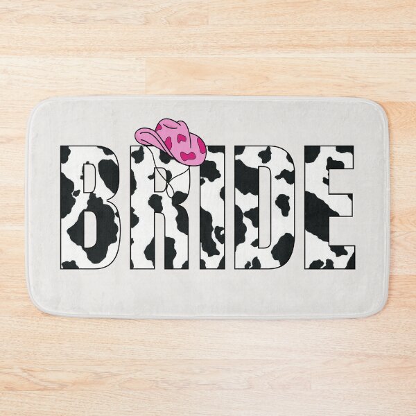 Item preview, Cow Print Bride Design with Pink Cowboy Hat – Western Bachelorette Style designed and sold by Par Anne Q.