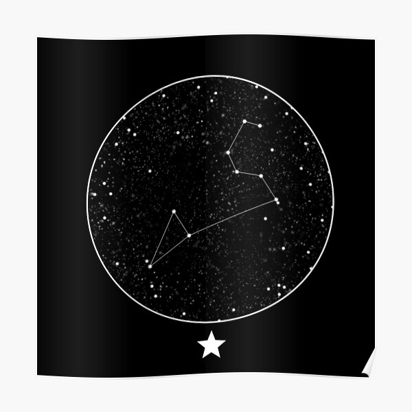 Pendientes de fotos de vidrio-Piscis constelación Plateado-Sky Estrellas Zodiaco