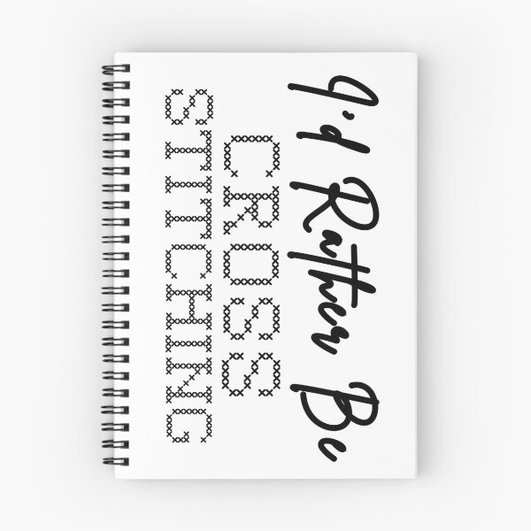 Item preview, I'd Rather Be Cross Stitching - Cross Stitcher Stitching  designed and sold by Wiss2Arts.