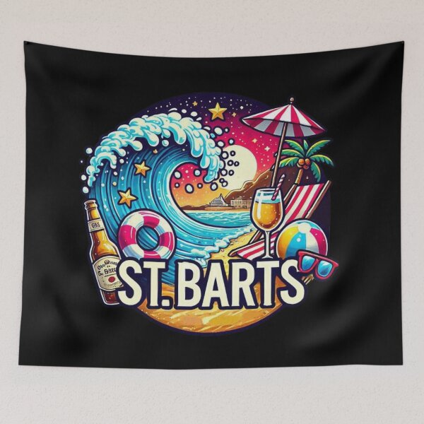 Item preview, St. Barts designed and sold by Myra365Art.