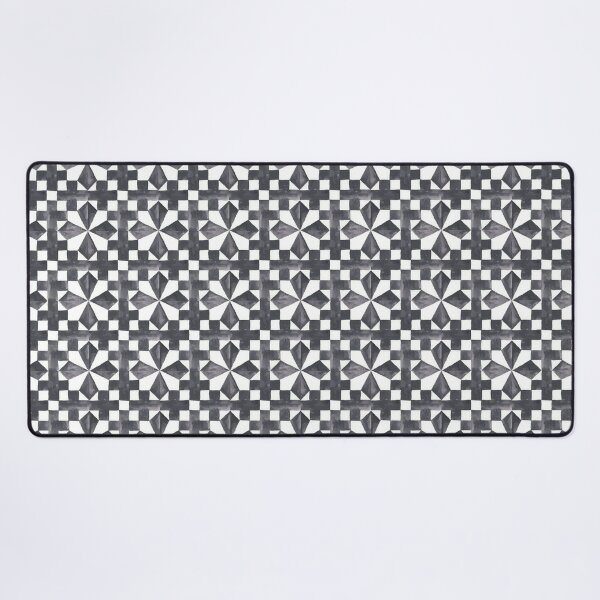Item preview, Black & White Watercolor Block Quilt Painting designed and sold by Valerie Englehart.