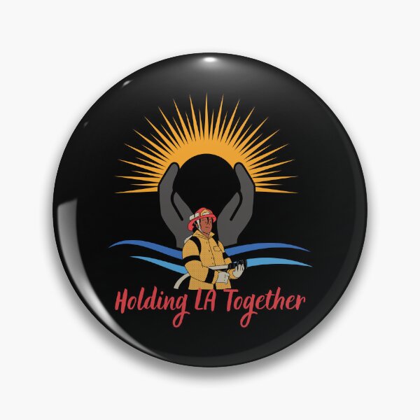 Item preview, LAFD Holding LA Together designed and sold by Orens POD.