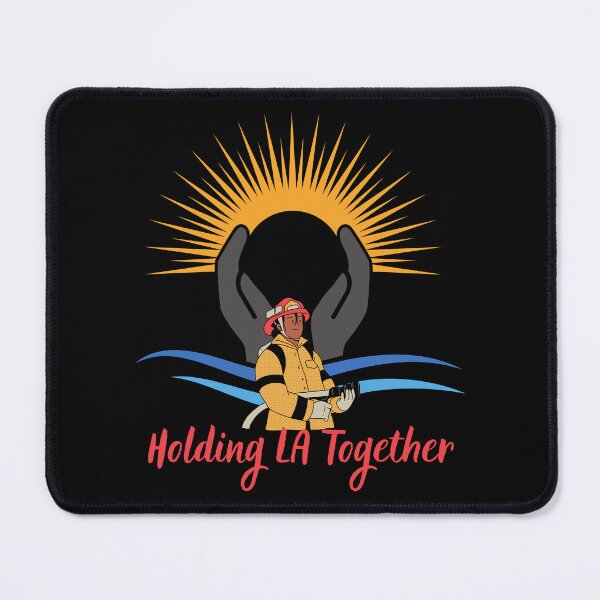 Item preview, LAFD Holding LA Together designed and sold by Orens POD.