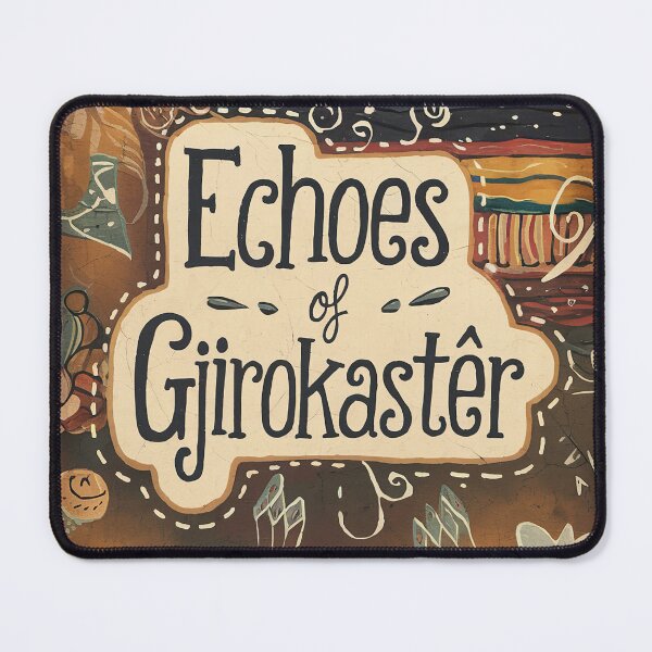 Item preview, Gjirokastër Albanian Folk Festival Whimsical Vintage Zentangle Art designed and sold by Witty Shirts.