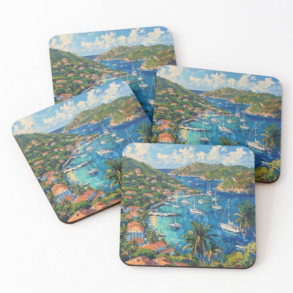 Item preview, Acrylic Painting St. Barts  designed and sold by Myra365Art.