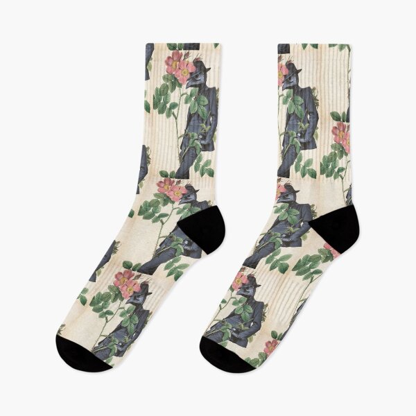 Item preview, Plague Doctor and Floral Collage Art designed and sold by Nitsuke.