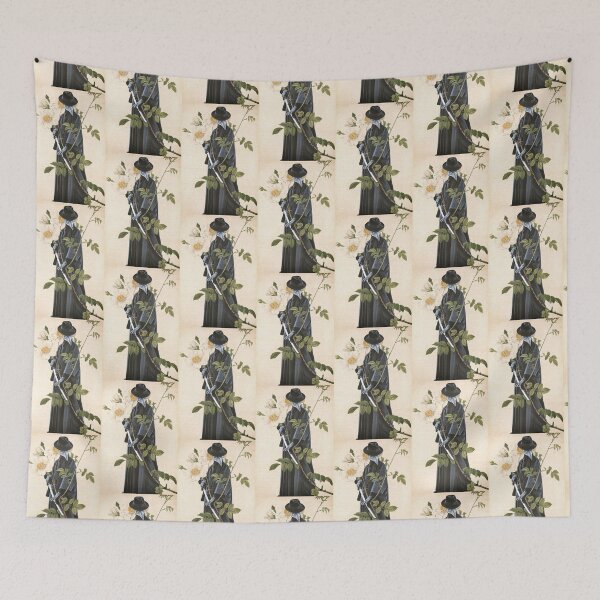 Item preview, Médico de la peste y floral Collage Art designed and sold by Nitsuke.