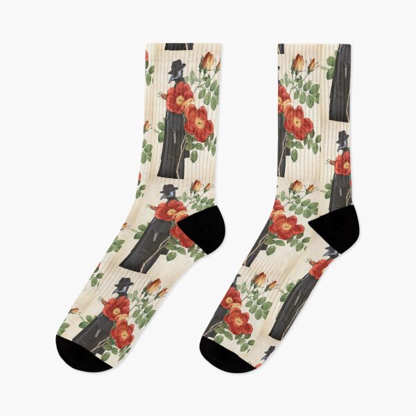 Item preview, Plague Doctor and Floral Collage Art designed and sold by Nitsuke.