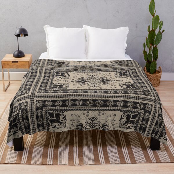 Aperçu de l'œuvre Motif arabe vintage. Tapis de couleur persane. créée et vendue par Natji-Arts.