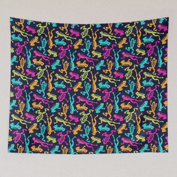Item preview, Tropical Neon Poison Dart Frogs designed and sold by robyriker.