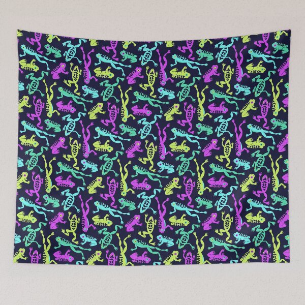 Item preview, Tropical Neon Poison Dart Frogs designed and sold by robyriker.