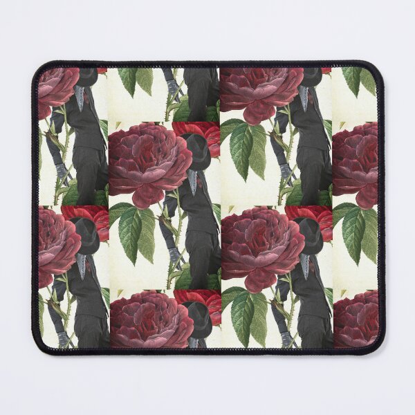 Item preview, Plague Doctor and Floral Collage Art designed and sold by Nitsuke.